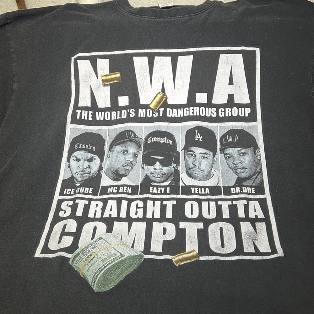 Vintage 90’s Flying Horse NWA T-Shirt Size 5 XL